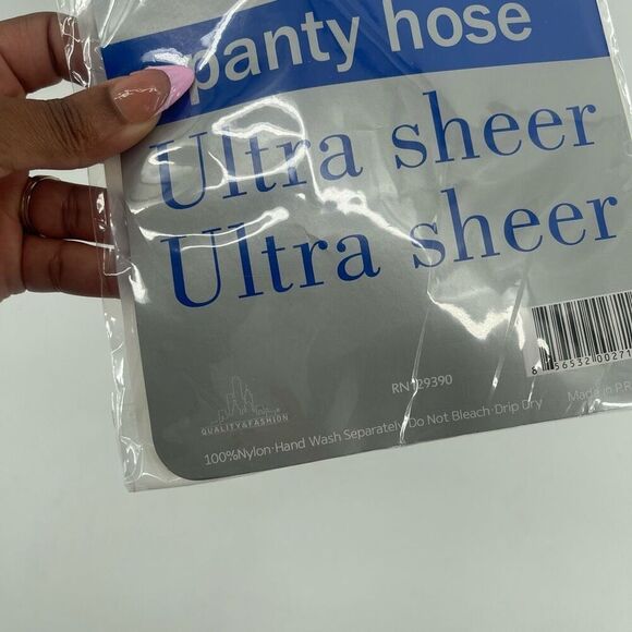 First Quality Ultra Sheer Pantyhose One Size Jet Brown 5’5–5’9 100–160 lbs, NIP - Picture 4 of 6